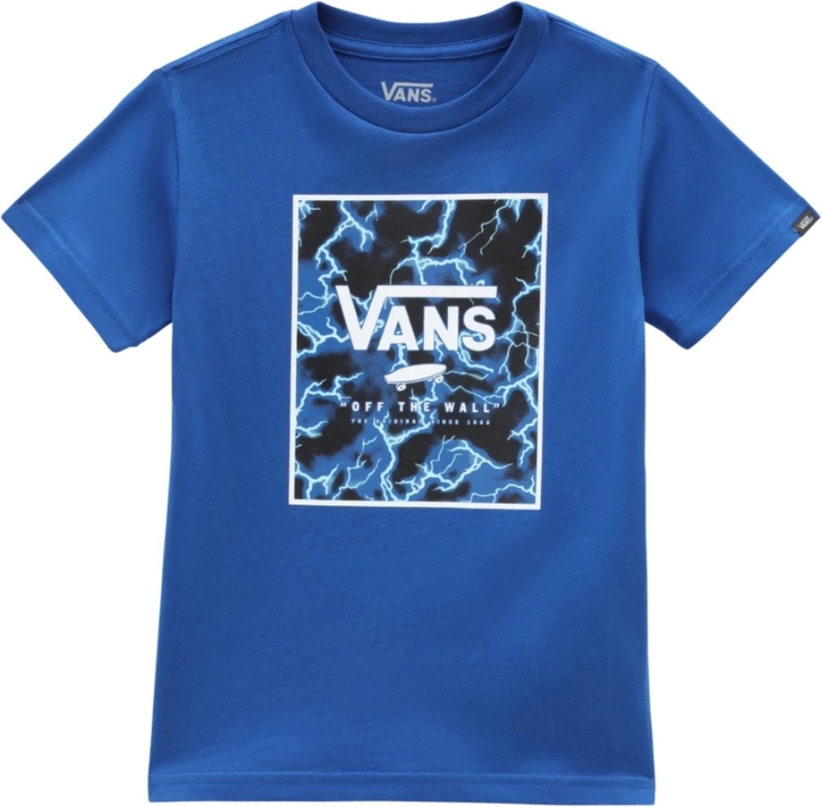 Vans Print Box Casual T-shirt Jongens 152 Blauw