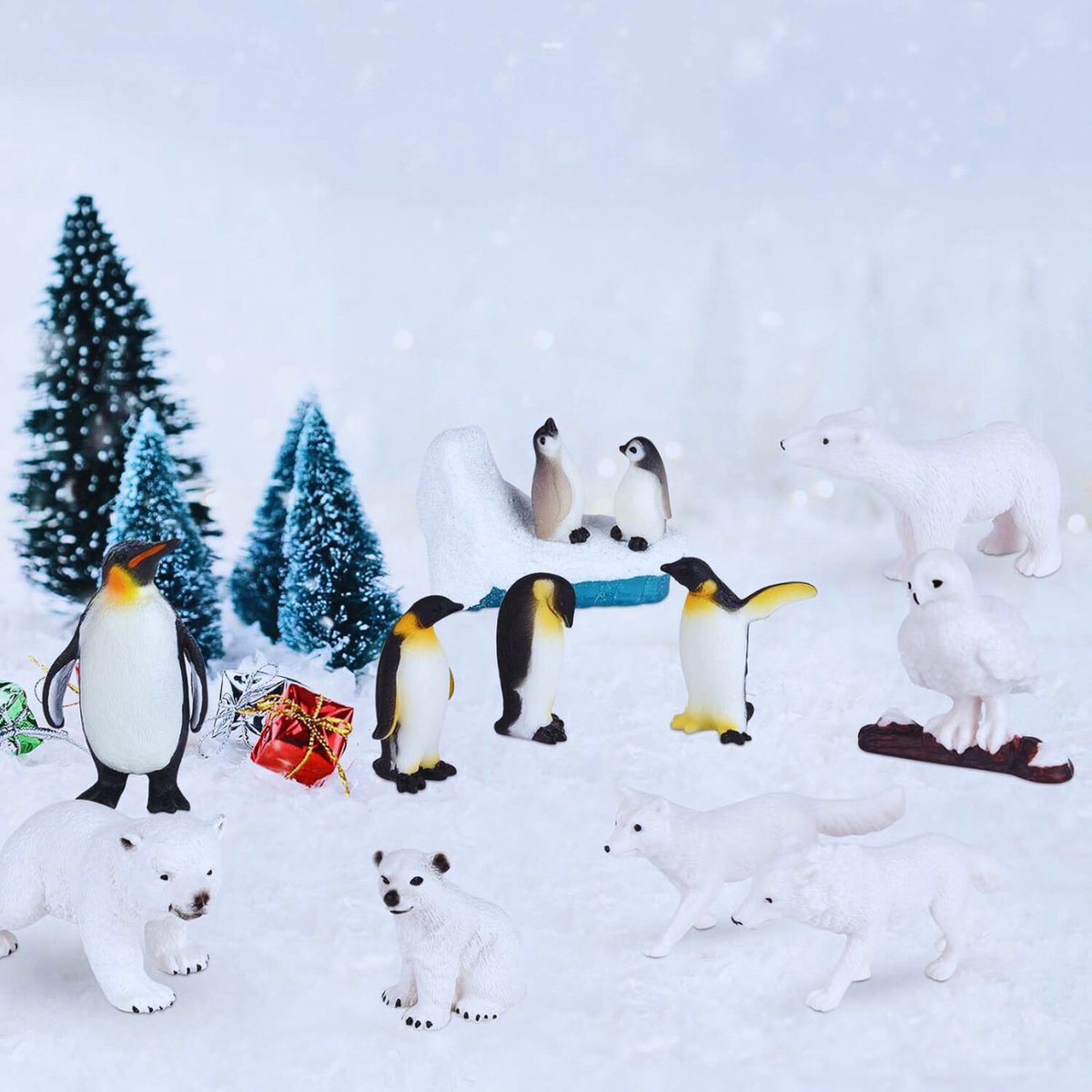 Grappige Positieve Pinguïn Speelgoed - 2 Stuks Gehaakt Decoratie Met Positieve Boodschap