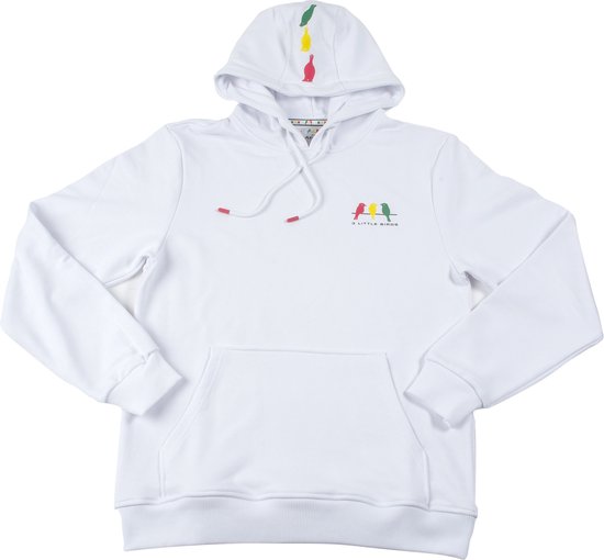 Sweat à capuche 3 Petits Oiseaux White - AFCA - Reggae - Fanwear - 3 Petits oiseaux