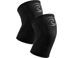 Rehband RX Knee Sleeves - Powerlifting - Crossfit - Fitness - 1 Paar - 5MM Carbon - Maat: L