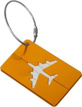 Bol.com Reislabel | Kofferlabel | Bagagelabel | Aluminium | GEEL aanbieding