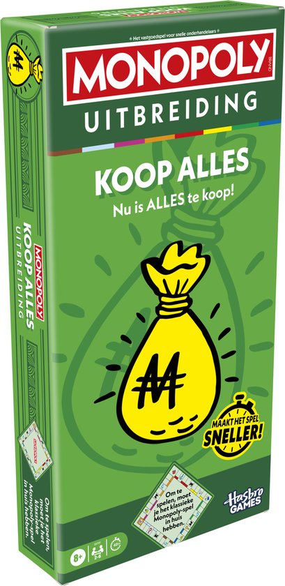 Monopoly Koop alles - Uitbreiding voor Monopoly - Gezelschapsspel