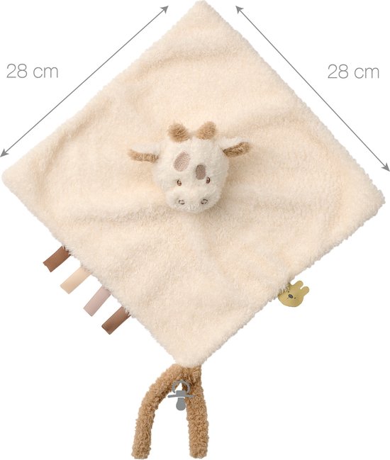 Nattou TEDDY Knuffeldoekje - Giraf - 39 cm - Ecru — afbeelding 2