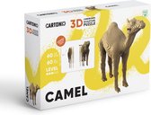 CARTONIC- Chameau - Puzzle 3D - Jouets - DIY- Créatif - Carton - Pour enfants et adultes