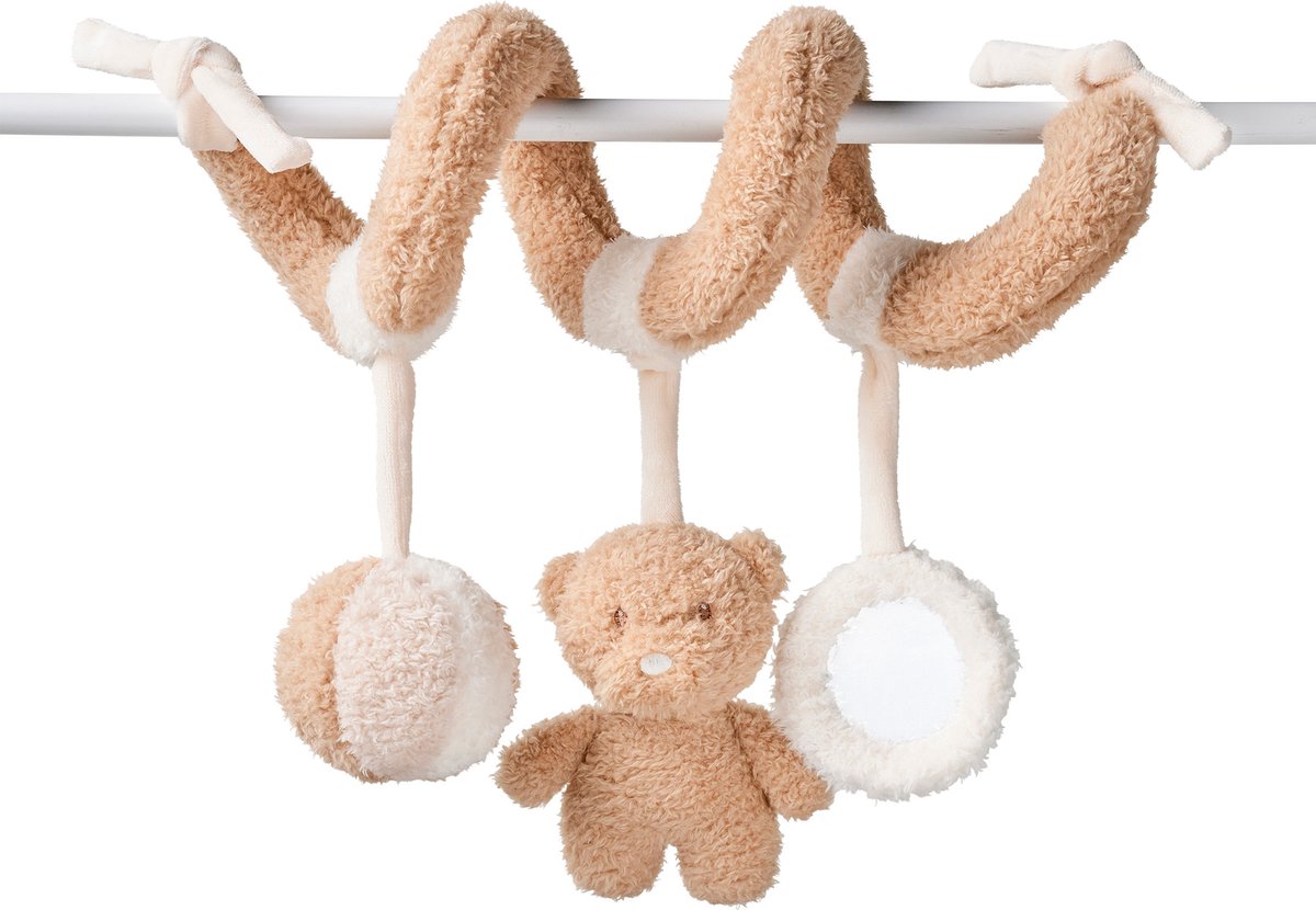 Nattou TEDDY Speelspiraal boxspiraal - 20 cm - Ecru Karamel