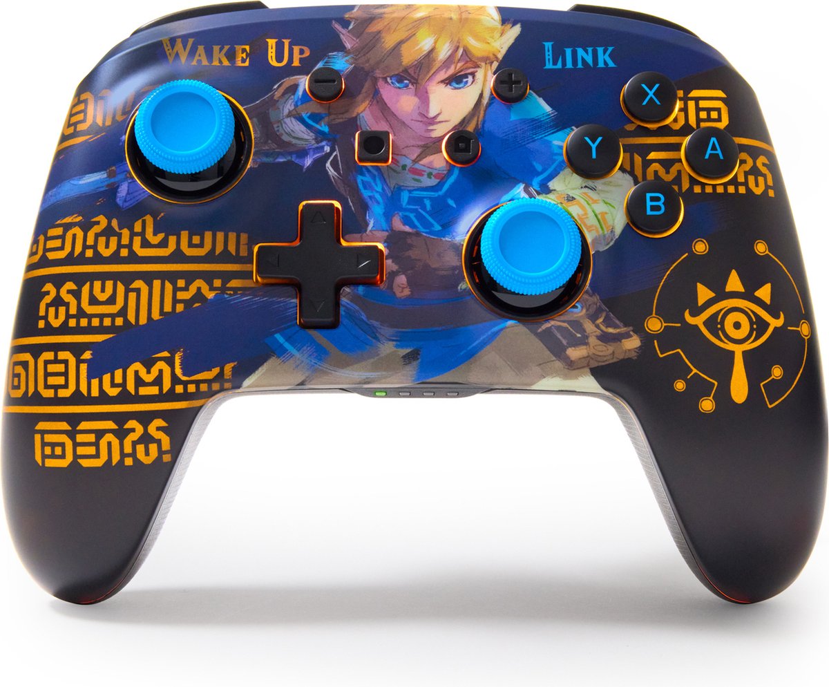 PowerA Verbeterde Draadloze Controller voor Nintendo Switch met Lumectra - Wake Up Link