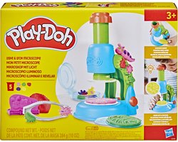 Play-Doh Microscoop met Licht Speelset - Boetseerklei - 5 Play-Doh Potjes - Knutselen voor kinderen