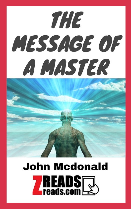 THE MESSAGE OF A MASTER - cover
