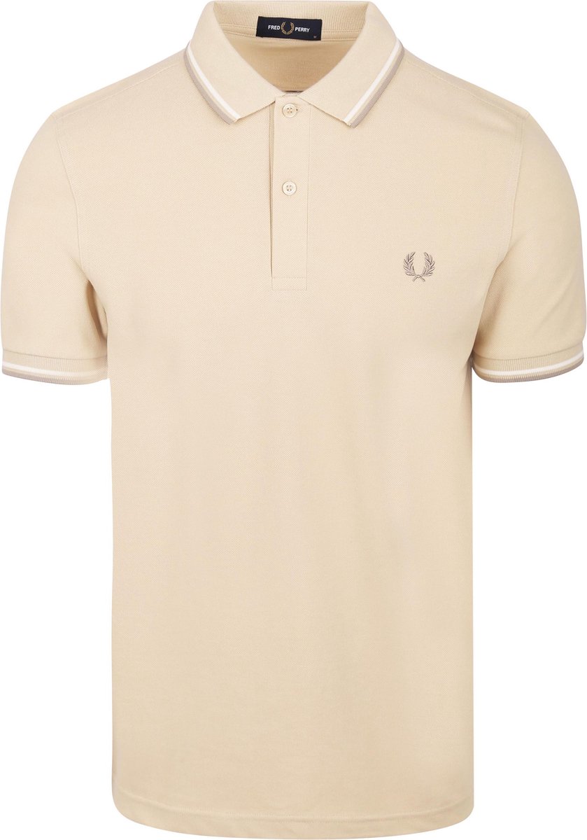 Fred Perry Polo M3600 Ecru V32 – Heren Wit