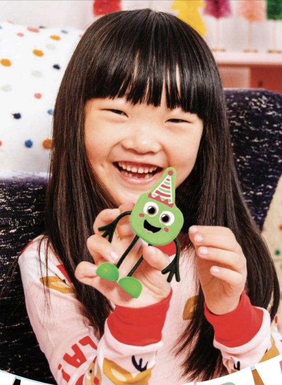 Glo Pals Christmas Set - Light up cubes - Character + light up cubes - Limited edition van Glo Pals — afbeelding 3