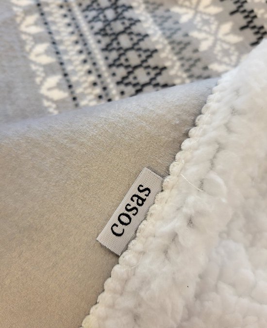 Snuggle - Couverture à manches - Snuggle - Blanket à capuche - Snug Rug douillet - Polaire - Sherpa - TV - Femme et homme - Imprimé - Adultes - 180 x 130 cm - Grijs