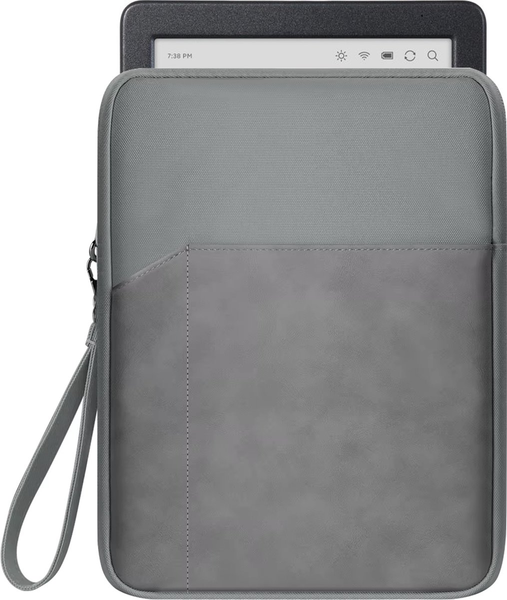 Premium E-reader Hoes Zwart - Waterdicht, Schokbestendig & Krasvrij - Met Zachte Fleece Voering - Geschikt voor Kobo / PocketBook / Boox / Amazon E-Readers tot 6 inch