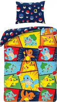 Pokemon Dekbedovertrek ready 140 x 200 cm - 90 x 70 cm - Katoen