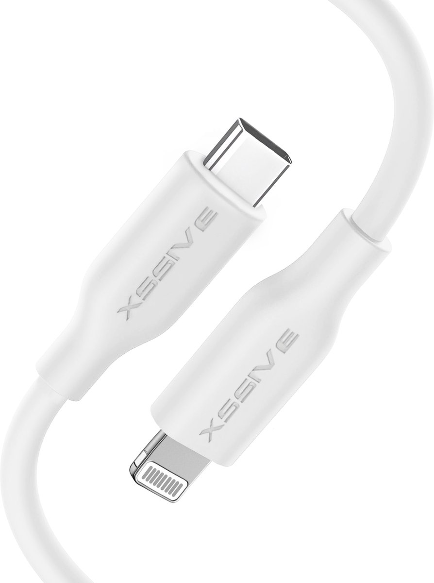 USB-C Kabel - Geschikt voor Apple CarPlay, iPad, iPhone met Lightning naar USB C Kabel - 1 Meter - 5x Langere Levensduur - Betere Batterijconditie - Origineel Xssive