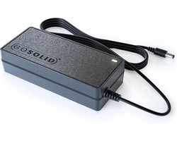 GO SOLID! ® Oplader 27V geschikt voor Klarstein Clean Butler 4G Silent 10033762/10033763 steelstofzuiger