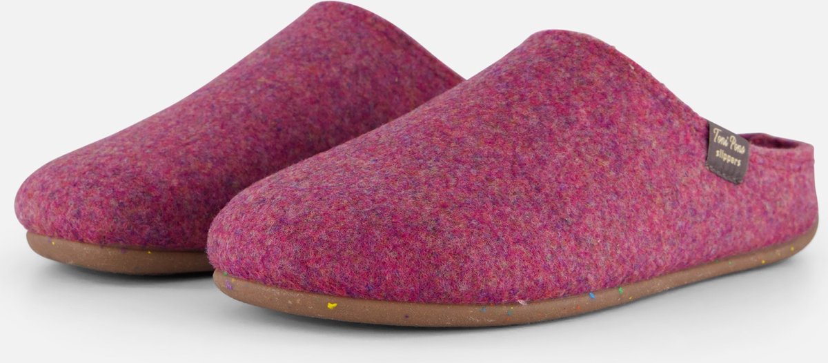 Toni Pons Pantoffels Mona roze Vilt - Dames - Maat 41