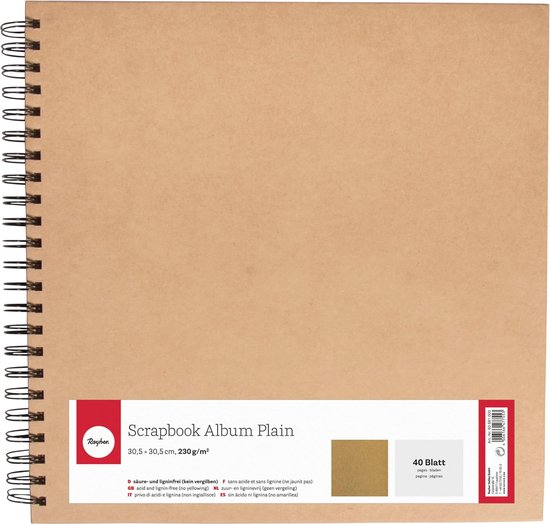 Arteio Albu da Scrapbooking, 30,5 x 30,5 c, Carta Beige