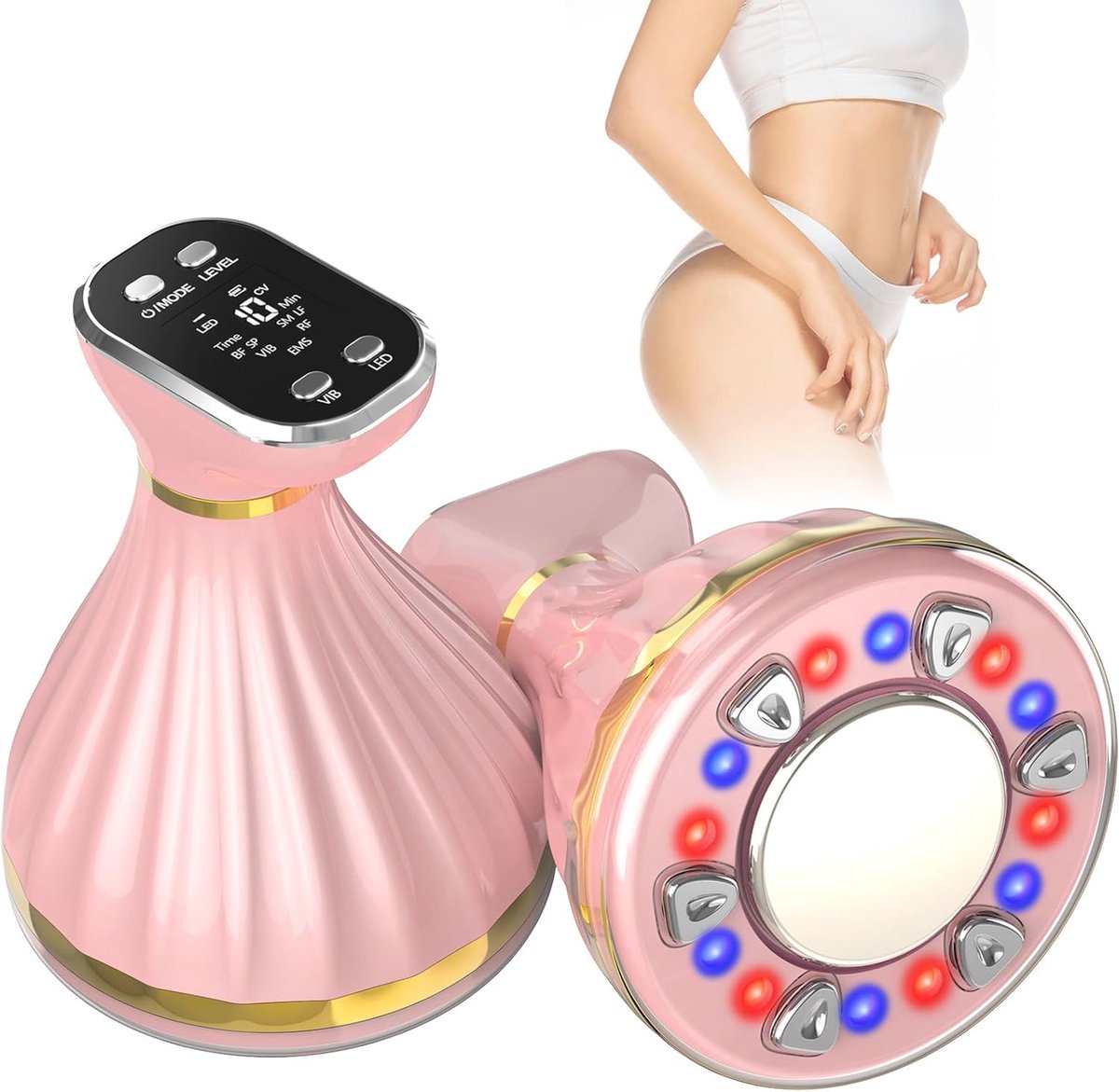 Goedkoopste 6-in-1 Anti-Cellulitis Massageapparaat voor Lichaam en Gezicht – Effectieve Huidversteviging voor Thuisgebruik