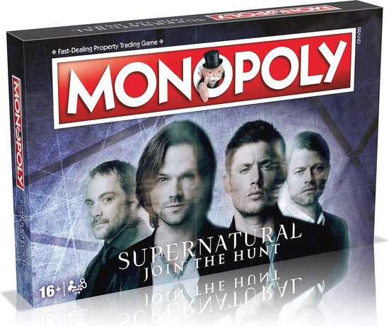 Foto: Monopoly bordspel supernatural avontuur voor 2 6 spelers vanaf 16 jaar engelstalig bordspel 