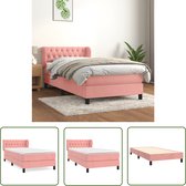 Emma Kinderbed 160x80 Cm - Met Lade, Reling En Matras Voor Meisjeskamer