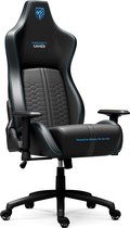 Bol.com HICON Pulse Series Havoc Gamingstoel - Ergonomische Game Chair met Adapto Arm Cervi-Pad en HyperFlex Comfort - Blauw aanbieding