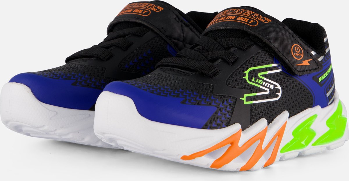 Skechers s lights flex glow bolt sneakers zwart - Heren - Maat 27