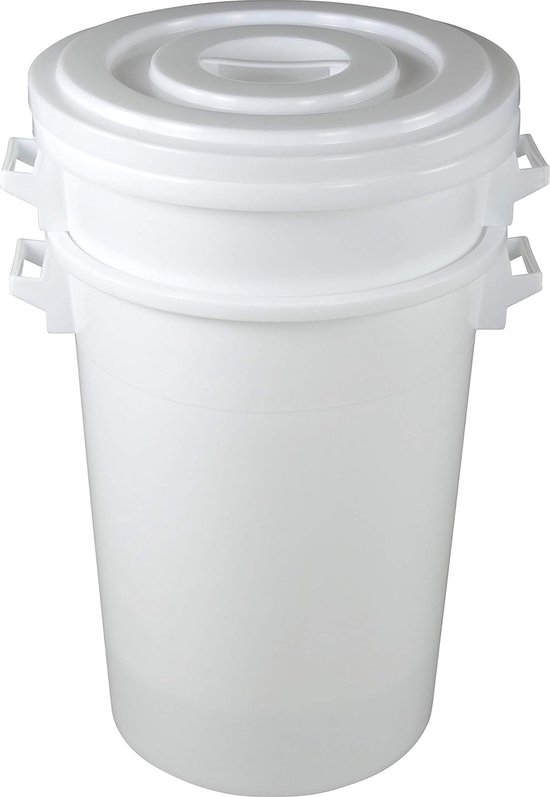 BenBow Professionele maatbeker 100 x 680 ml met 12x deksel met veelzijdige schaalverdeling - beker met schaal mengbeker lakmengbeker maatbeker lakbeker wegwerpmengbeker