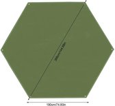 Mercadome® Picknickkleed - Picknick - Kamperen - Outdoor - 9 personen - Groen