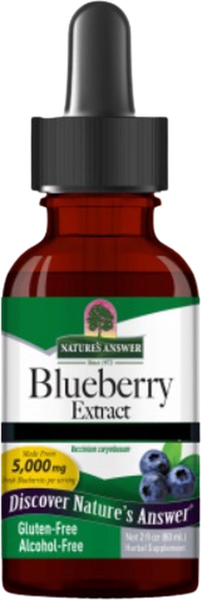 Blueberry Extract 1: 1 Alcohol-free 1000 Mg