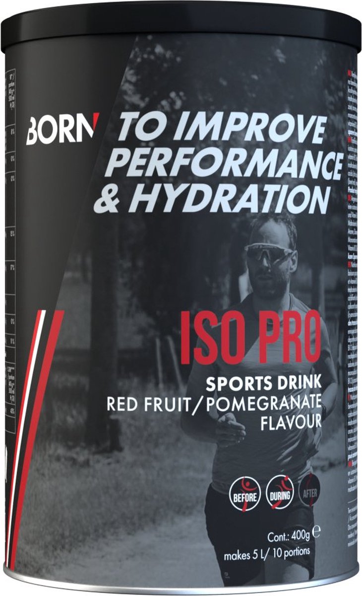 Goedkoopste Born | Drink Iso Pro | Energy Drink | 38 Gram Carbs | |