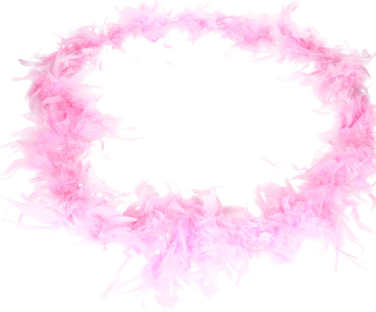 Boa kerstslinger - lichtroze - 180 cm - kerstboomversiering - kerstslingers