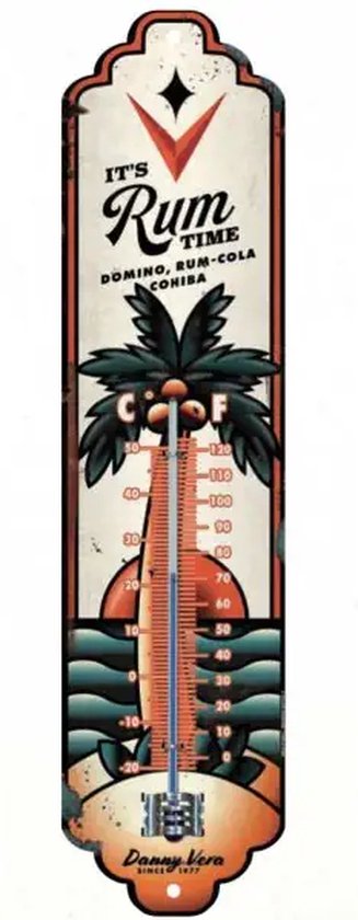 Thermometer It's Rum Time Design by Danny Vera