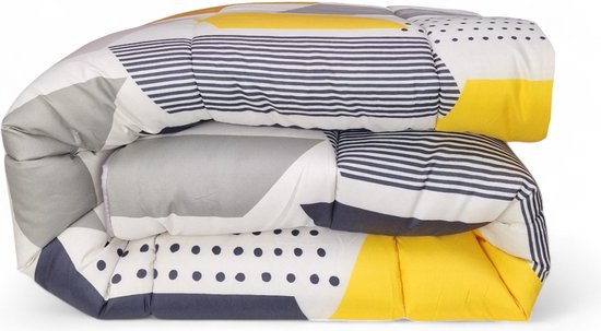 Dekbed imprimée - Sans housse (2 en 1) - Recto verso - 240 x 220 cm - Abstrait