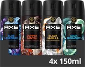 AXE Fine Fragrance Collection set - Deodorant Bodyspray Mix - 4 stuks - Voordeelverpakking