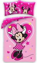 Disney Minnie Mouse Housse de couette Lovely – 140 x 200 Cm – Katoen – 70 x 90 cm