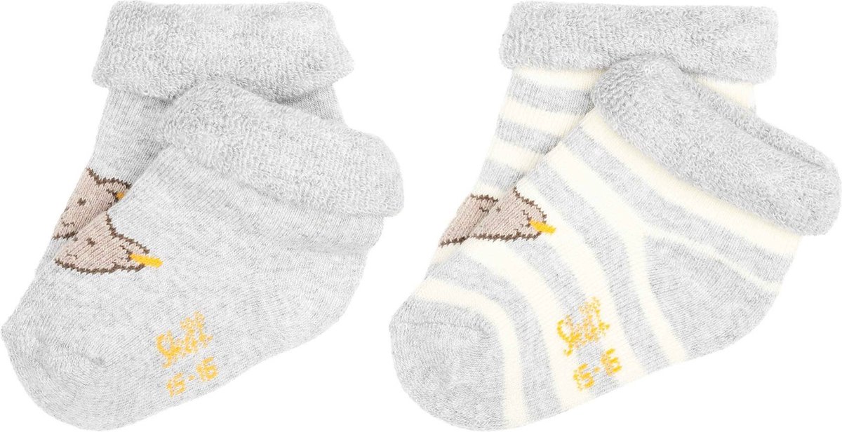 Steiff Babysokken 2-Pack GOTS - Zacht Katoen