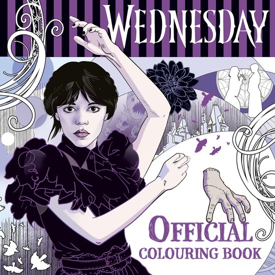 Wednesday- Wednesday: Official Colouring Book - cover