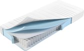 Maan matras ® | Pocketvering - 160x200 - 25cm dik - 7 zones - Hybrid - Koudschuim - Afritsbare hoes - Premium hotelkwaliteit
