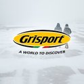 Grisport logo met twee mensen silhouetten in de sneeuw.