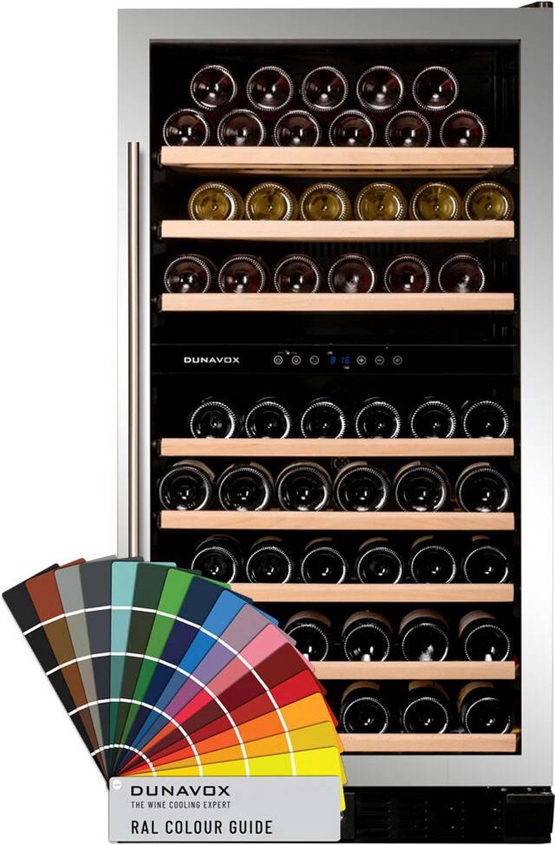Dunavox Grande-94 Wijnkoelkast DX-94.270DCK 2 Zones RAL Kleur RAL Kleur