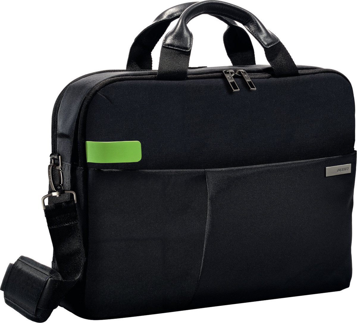 Leitz Smart Laptoptas voor 15,6" - Laptop en Documenten tot A4 Formaat - met 18 Vakken - Zwart