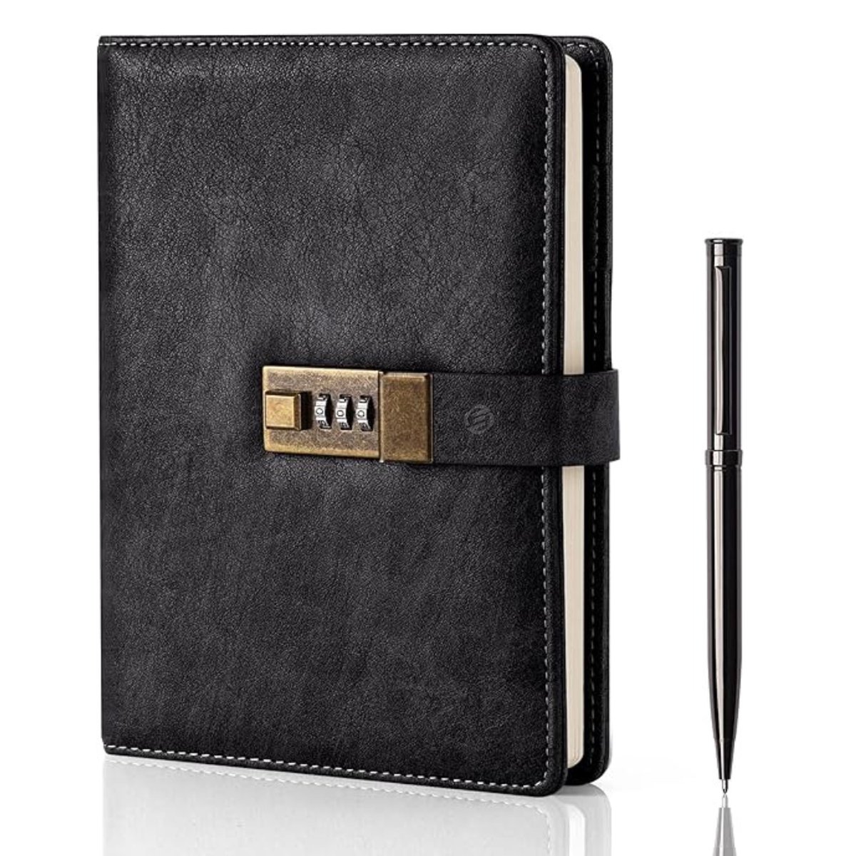 Equivera Dagboek met Slot - Notitieboek met Slot - Premium Papier - Notitieblok met Slot - Cijferslot - Dagboek