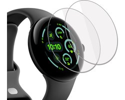 2x Geschikt voor Google Pixel Watch 3 45 mm - Screenprotector - Beschermglas Folie
