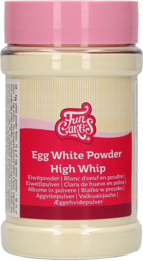 FunCakes Eiwitpoeder High Whip - 125 g - Vervanger voor Rauw Eiwit
