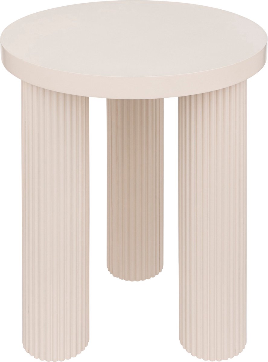 Atmosphera bijzettafel Ø40xH45cm - Beige
