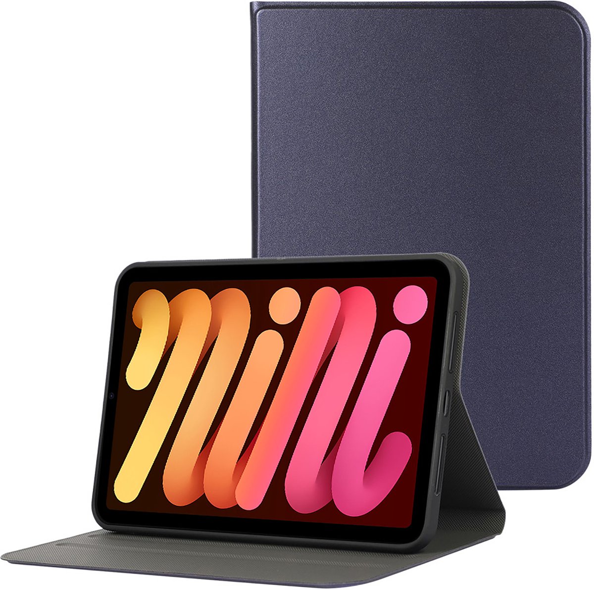 Cazy hoes geschikt voor iPad Mini 2022 (6th Gen) - Folio Tablet Hoes - Blauw