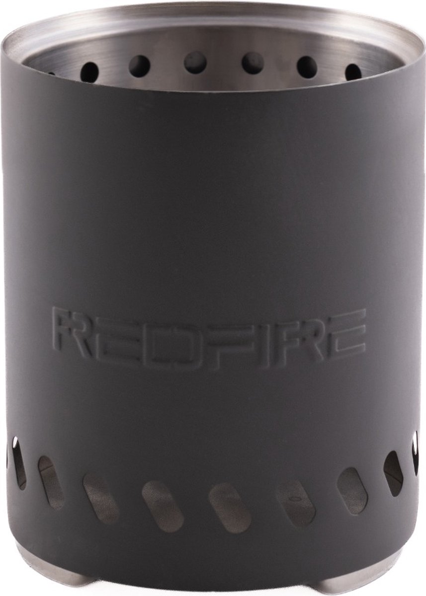 RedFire Volcano Small tafelvuurkorf - Zwart - Incl. beschermhoes en mat