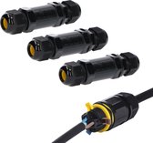 Connecteurs de câble LED's Light PRO - Étanche IP68 - Connecteur I 3P - 4-14 mm - Paquet de 3