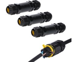 LED's Light PRO Kabelverbinders - Waterdicht IP68 - I-Connector 3P - 4-14mm - 3Pack - Kabelbox - Kabeldoos - Kabelverbinder - Kabel box - Kabelmof - Waterdichte connector