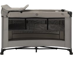 Novi Baby® Kiki Luxe - Campingbed - Sand - reisbed - Inclusief transporttas - Inclusief verschoonblad - Inclusief bodemverhoger